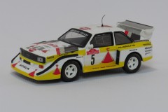 Audi Sport quattro S1- Rally Sanremo 1985 - equipaggio  Röhrl-Geistdörfer - scala 1/43