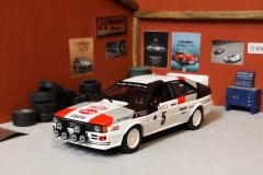 Audi quattro - Rally Monte-Carlo 1982 - Mouton-Pons - scala 1/43
