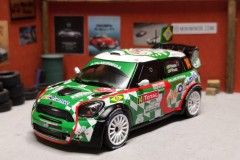 Mini John Cooper Works WRC - Rally Monte-Carlo 2012 - Nobre-Paula- scala 1/43