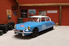 Citroen DS 19 - Rally Monte-Carlo 1963 - Toivonen-Jarvi - scala 1/43