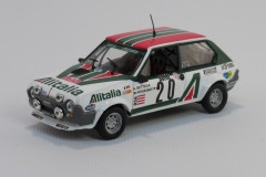 Fiat Ritmo 75 Abarth - Rally  Monte-Carlo 1979 - Bettega-Perissinot - scala 1/43