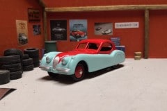 Jaguar XK 120 Coupè - Dinky Toys replica - scala 1/43