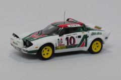 Lancia Stratos HF- Rally Monte-Carlo 1976 - equipaggio Munari-Maiga - scala 1/43
