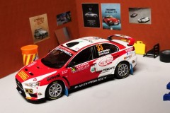 Mitsubishi Lancer Evo X - Rally Monte-Carlo 2014 - Rendina-Pizzuti - scala 1/43
