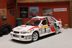 Mitsubishi Lancer Evolution I - Rally Monte-Carlo 1994 - Eriksson-Parmander - scala 1/43