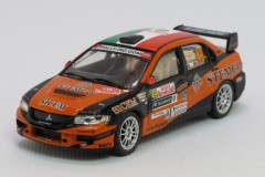 Mitsubishi Lancer RS Evo IX - Rally Monte-Carlo2011 - equipaggio Ogliari-Verdelli - scala 1/43