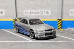 Nissan Skyline GT-R (R34) - Hot Wheels 2020 - scala 1/64