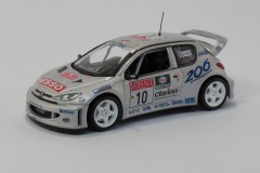 Peugeot 206 WRC - Rally Sanremo 2000 - Panizzi-Panizzi - scala 1/43