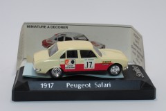 Peugeot 504 - Rallye du Bandama 1975 - Fourton-Desvignes- Solido - scala 1/43