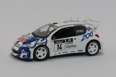 Peugeot 206 WRC - Tour de Corse 1999 - Delecour-Grataloup - scala 1/43