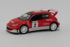 Peugeot 206 WRC - Rally di Montecarlo 2003 - Burns-Reid -scala 1/43