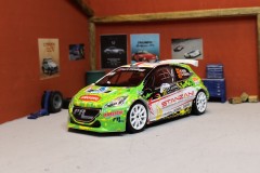 Peugeot 208 T16 R5 - Rally Monte-Carlo 2016 - Villa-Ferrara - scala 1/43