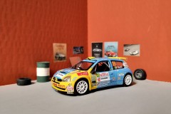 Renault Clio S1600 - Rallye Monte-Carlo 2007 - Betti-Agnese - scala 1/43