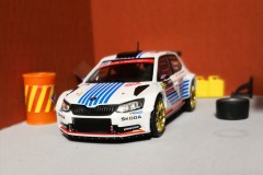 Skoda Fabia R5 - Rally Monte-Carlo 2017 - Mikkelsen-Jaeger - scala 1/43