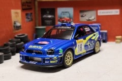 Subaru Impreza WRC 2001 - Rally Monte-Carlo 2002 - Mäkinen-Lindström - scala 1/43