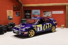Subaru Impreza 555 - Rally Monte-Carlo 1995  - Liatti-Alessandrini - scala 1/43